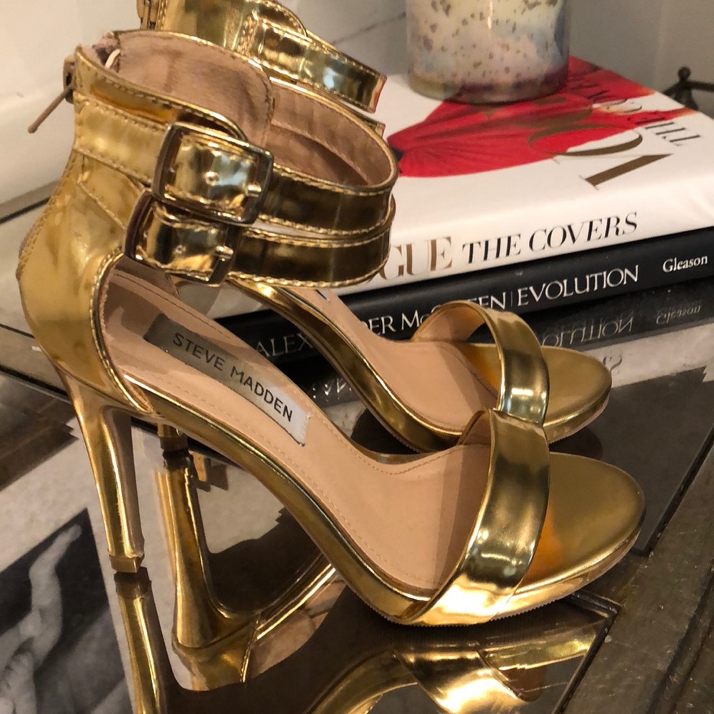 Gold heels